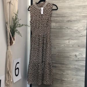 J.Crew Smocked-waist midi dress